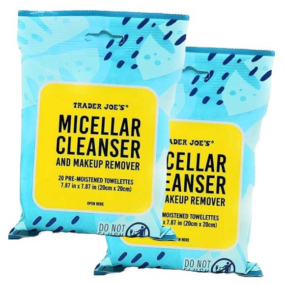 $10❤️🔥 LAST 1! Trader Joe’s Micellar Makeup Remover Facial Cleansing Wipes 2PK - Picture 1 of 1